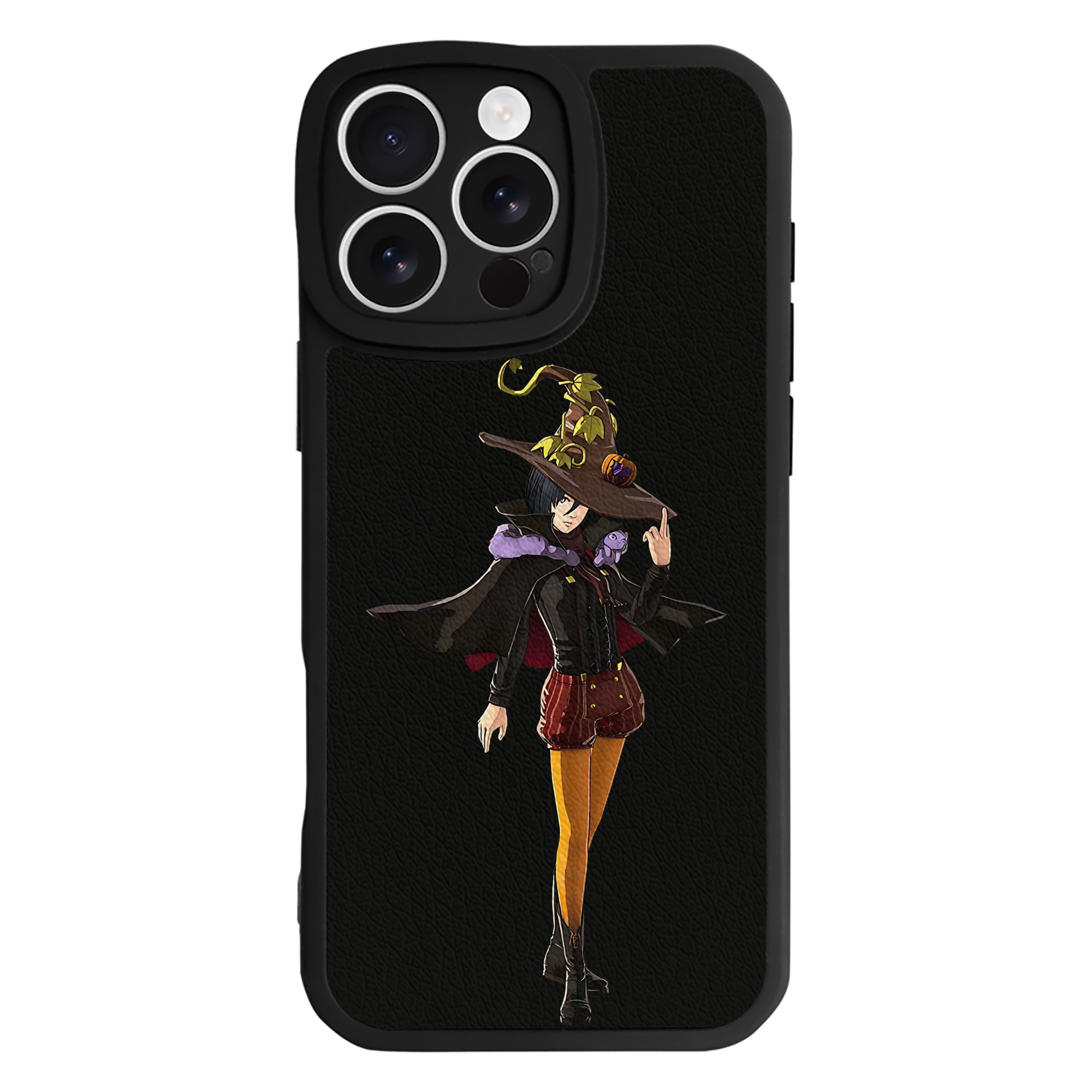 （画像用） 進撃の巨人 ミカサ·アッカーマン Attack on Titan Mikasa Ackerman 【iPhone 16シリーズ対応】シリコンスマホケース（レザー調） 材質：シリコン